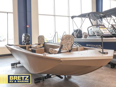 2026 Smoker Craft Sportsman — front three-quarter view