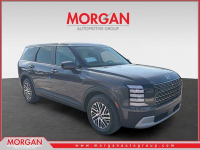 2026 Hyundai PALISADE SE in Ecotronic Gray Pearl — front three-quarter view