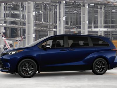 2026 Toyota Sienna — rear three-quarter view