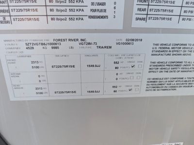 2018 Forest River Vengeance Rogue — photo 15 view