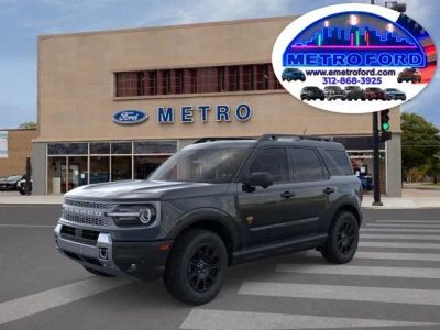 2026 Ford Bronco Sport Badlands in Shadow Black — front three-quarter view