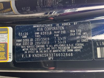 2026 Kia Carnival — photo 25 view