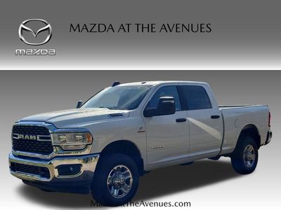 2023 Ram 2500 Big Horn in White — front three-quarter view