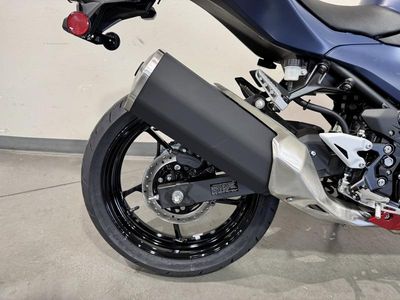 2026 Kawasaki Ninja 500 ABS Metallic Matte Twilight Blue — photo 10 view