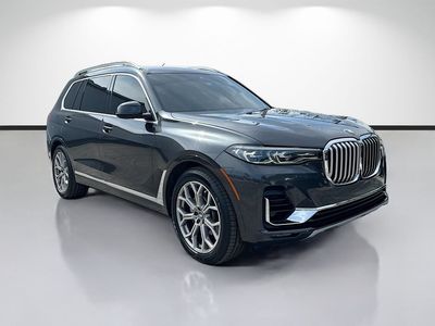 2020 BMW X7 xDrive40i in Gray — front three-quarter view