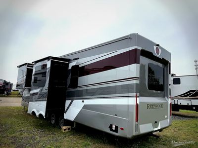 2025 Redwood RV Redwood — rear three-quarter view