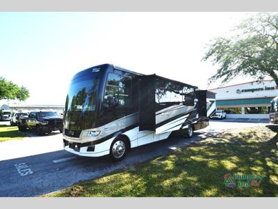 2025 Newmar Bay Star — rear three-quarter view