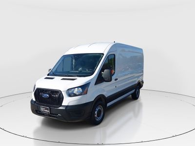 2024 Ford Transit Cargo Van — rear three-quarter view