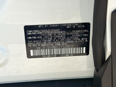 2026 Subaru Outback - Photo 42