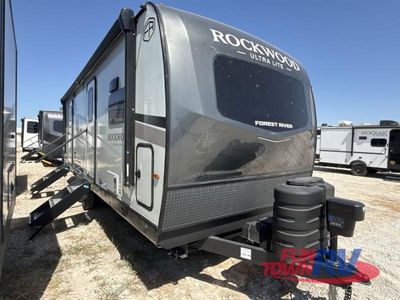 2026 Forest River RV Rockwood Ultra Lite — rear three-quarter view