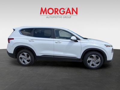 2023 Hyundai Santa Fe — rear three-quarter view