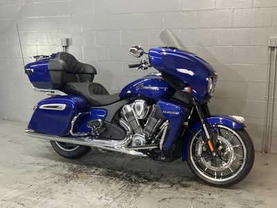 2025 Indian Motorcycle Roadmaster PowerPlus Limited Spirit Blue Metallic — detail view