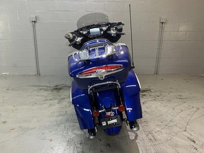 2025 Indian Motorcycle Roadmaster PowerPlus Limited Spirit Blue Metallic — engine compartment view