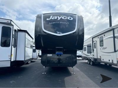 2026 Jayco North Point — front three-quarter view