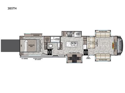 2022 Forest River Cedar Creek — interior view