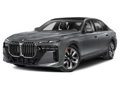 2026 BMW 7 Series 740i in Dravit Grey Metallic — front three-quarter view
