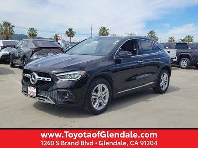 2023 MERCEDES-BENZ GLA 250 SUV in BLACK — front three-quarter view