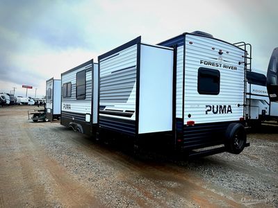 2026 Forest River Puma — rear three-quarter view