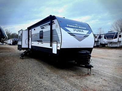 2026 Forest River Puma — front three-quarter view