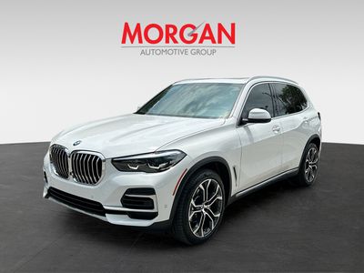 2022 BMW X5 — rear three-quarter view