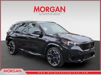 2026 BMW X1 M35i in Black Sapphire Metallic — front three-quarter view