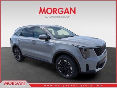 2026 Kia Sorento S in Wolf Gray — front three-quarter view