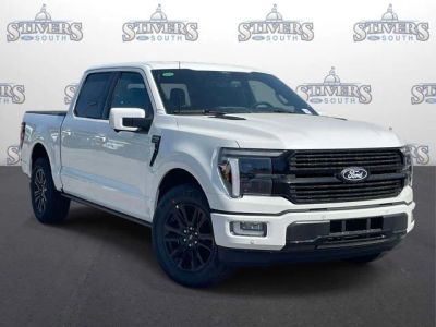 2026 Ford F-150 STX in White — front three-quarter view