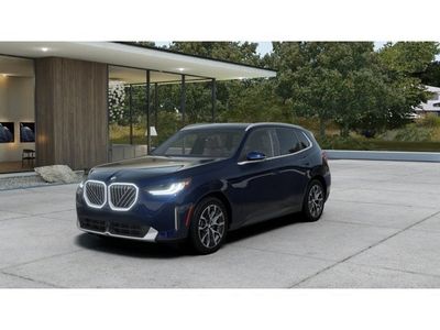 2026 BMW X3 30 xDrive 30 xDrive in Tanzanite Blue II Metallic — front three-quarter view