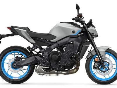 2026 Yamaha MT-09 in Ice Storm — front three-quarter view
