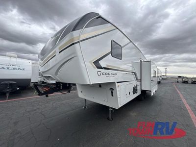 2026 Keystone RV Cougar Half-Ton — rear three-quarter view