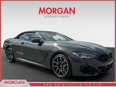 2026 BMW 8 Series 840i in Gray — front three-quarter view