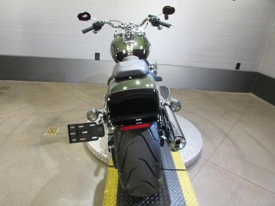 2026 Harley-Davidson FLFB - Fat Boy — rear three-quarter view