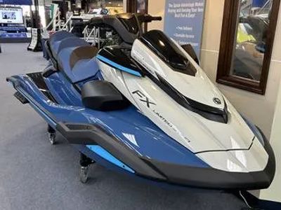 2025 Yamaha FX LIMITED SVHO-Deepwater Blue — front three-quarter view