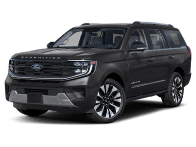 2026 Ford Expedition Platinum in Gray — front three-quarter view