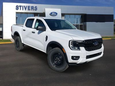 2026 Ford Ranger XL in Oxford White — front three-quarter view