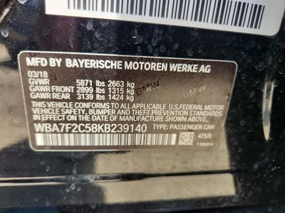 2019 BMW 7 Series — photo 8 view