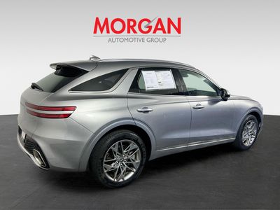 2025 Genesis GV70 — rear three-quarter view