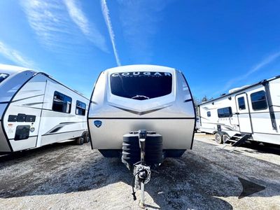 2026 Keystone RV Cougar Half-Ton — rear three-quarter view