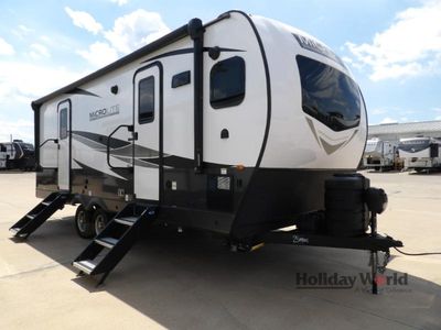 2024 Forest River Flagstaff Micro Lite — front three-quarter view