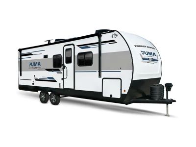 2027 Forest River RV Puma Tracks — front three-quarter view