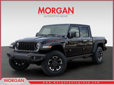 2026 Jeep Gladiator Rubicon in Black — front three-quarter view