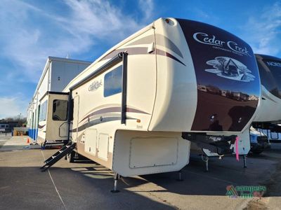 2017 Forest River RV Cedar Creek Hathaway Edition — front three-quarter view