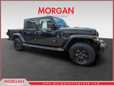 2021 Jeep Gladiator Willys in Black — front three-quarter view