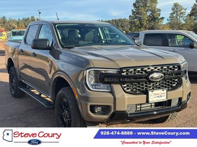 2025 Ford Ranger R4H in Gray — front three-quarter view