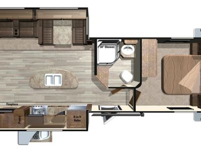 2018 Highland Ridge Open Range Light — side profile view