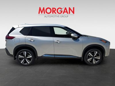2023 Nissan Rogue — rear three-quarter view