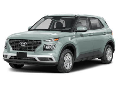 2026 Hyundai VENUE SE in Mirage Green — front three-quarter view