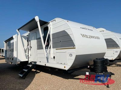 2026 Forest River RV Wildwood — front three-quarter view