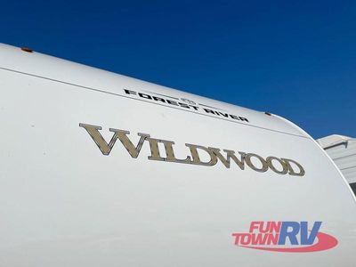 2026 Forest River RV Wildwood — rear three-quarter view