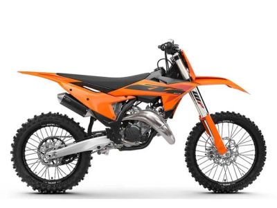 2025 KTM 150 SX — front three-quarter view